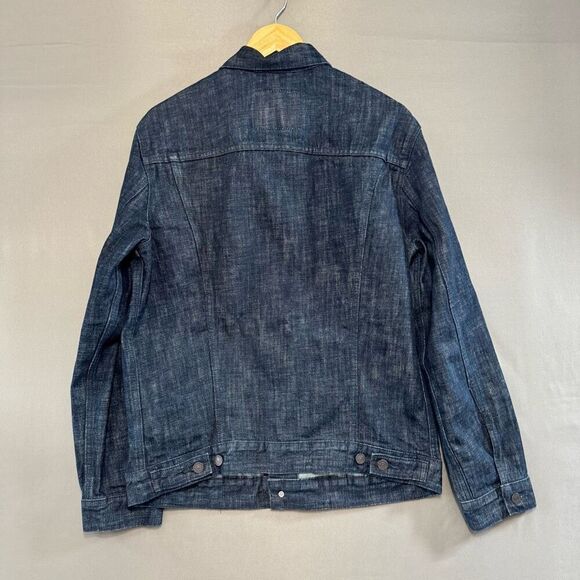 Levi’s Strauss Men’s Blue Denim Jacket Button Up Size Large 100% Cotton - Picture 4 of 13